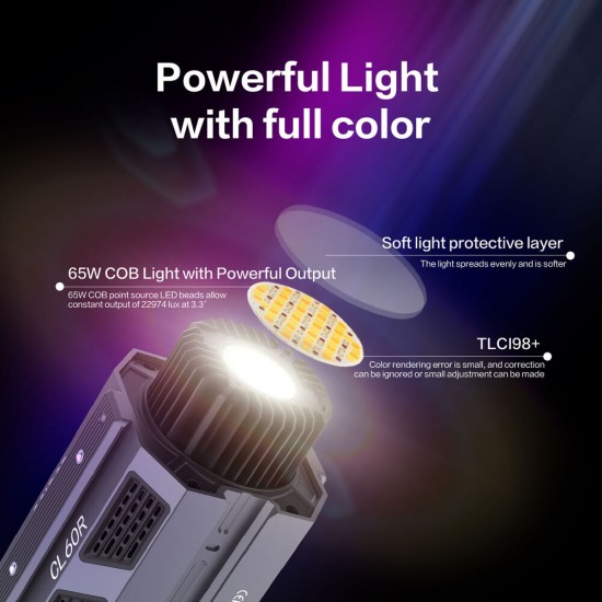 COLBOR CL60R RGB COB LED Video Monolight